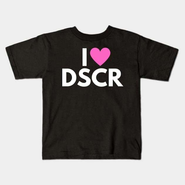 I Love DSCR Kids T-Shirt by Real Estate Store